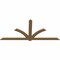 Ekena Millwork Redmond Timber Gable Bracket, Western Red Cedar, 108"W x 49"H x 1 1/2"D x 5 1/2"F, 11/12 Pitch GBW108X49X0206RED00SWR - alternate 4